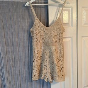 Zara Crochet Romper